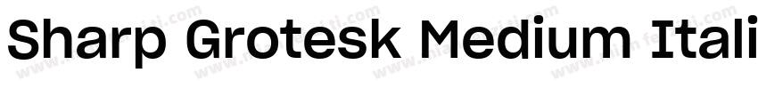 Sharp Grotesk Medium Italic 20 Regu字体转换